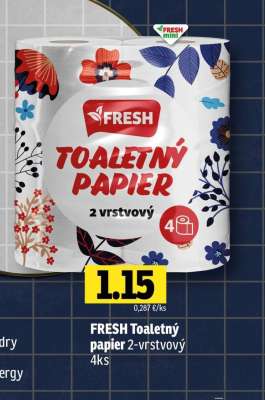 FRESH Toaletný papier