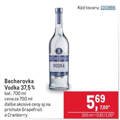 Becherovka vodka 37,5%