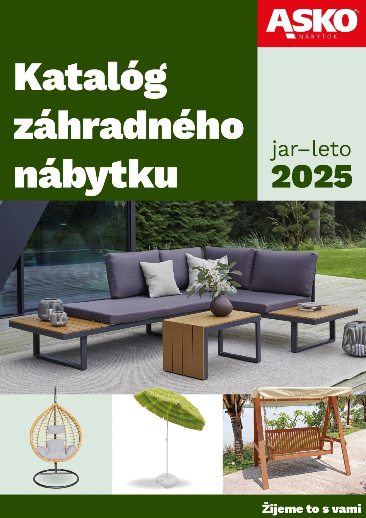 Leták Asko Nábytok. Strana 1