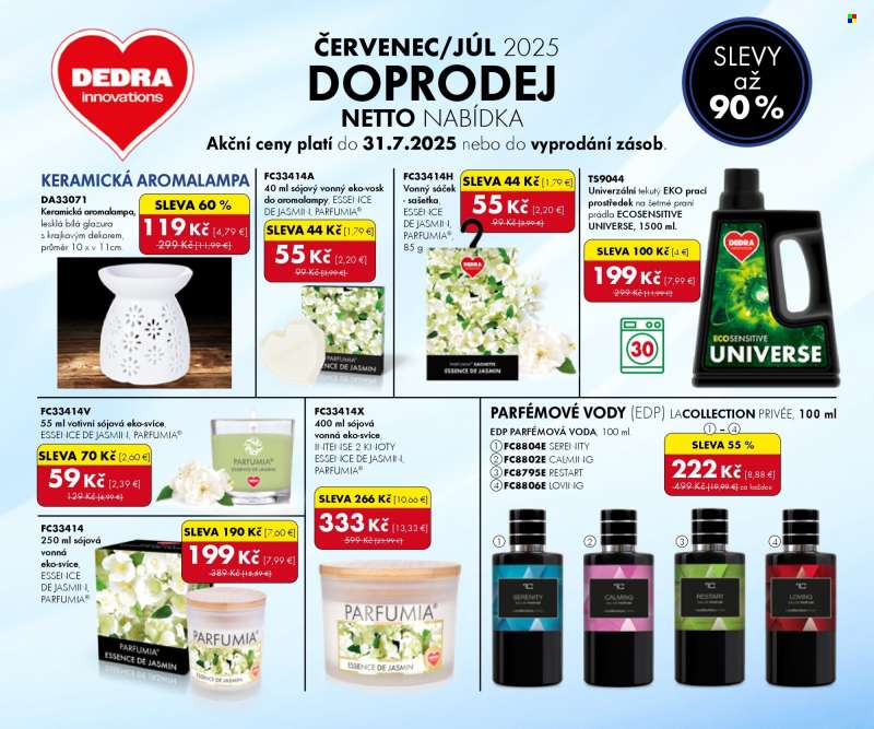 Leták Dedra - 23.6.2025 - 31.7.2025.