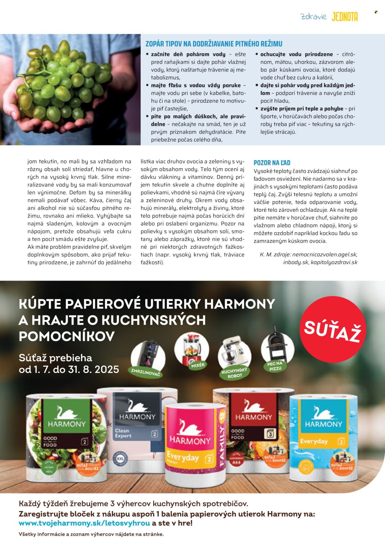 Leták COOP Jednota - 1.7.2025 - 31.7.2025. Strana 9