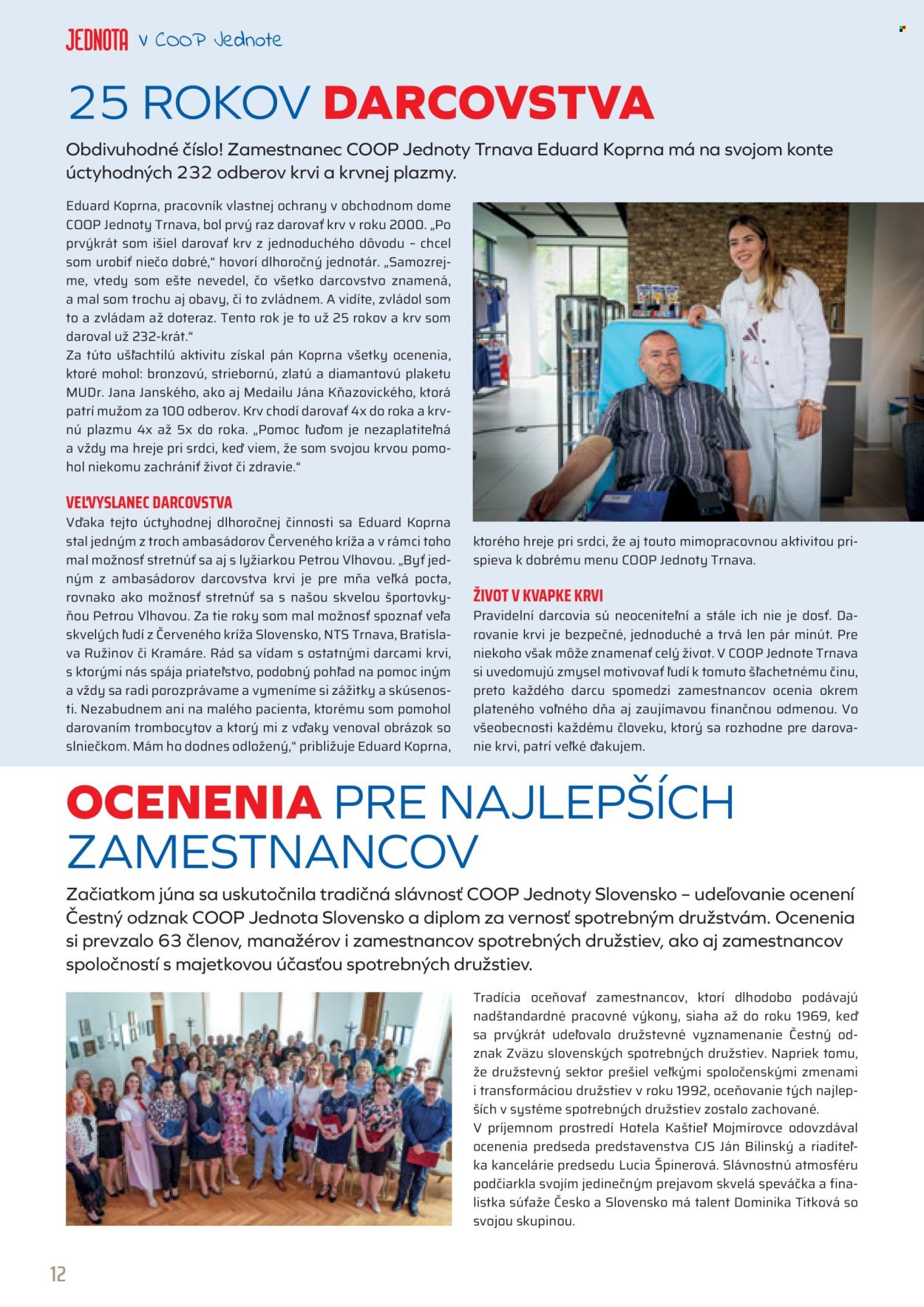 Leták COOP Jednota - 1.7.2025 - 31.7.2025. Strana 12