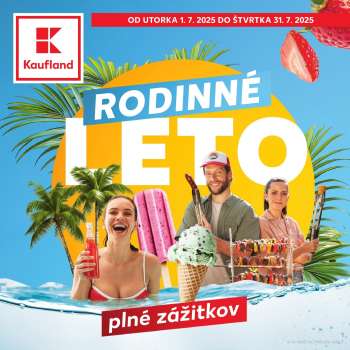 Leták Kaufland - 1.7.2025 - 31.7.2025.