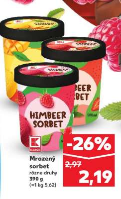Mrazený sorbet