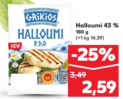 Halloumi 43 %