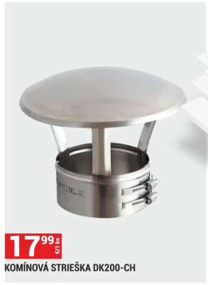 KOMÍNOVÁ STRIEŠKA DK200-CH