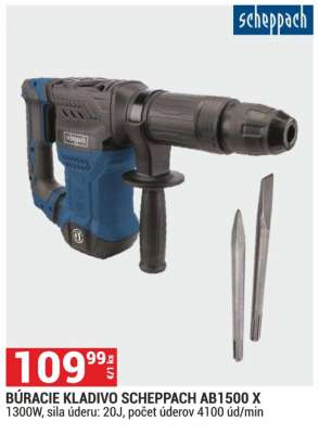 BÚRACIE KLADIVO SCHEPPACH AB1500 X