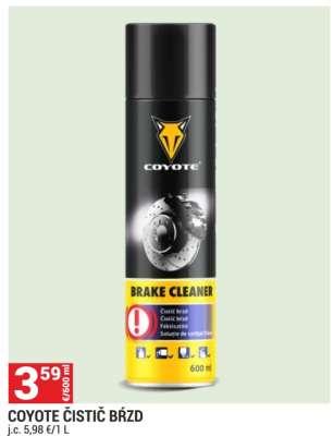 COYOTE ČISTIČ BRZD