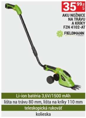 AKU NOŽNICE NA TRÁVU A KRÍKY FZN 4102-AT