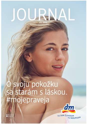 Leták dm drogerie - 1.7.2025 - 31.7.2025.