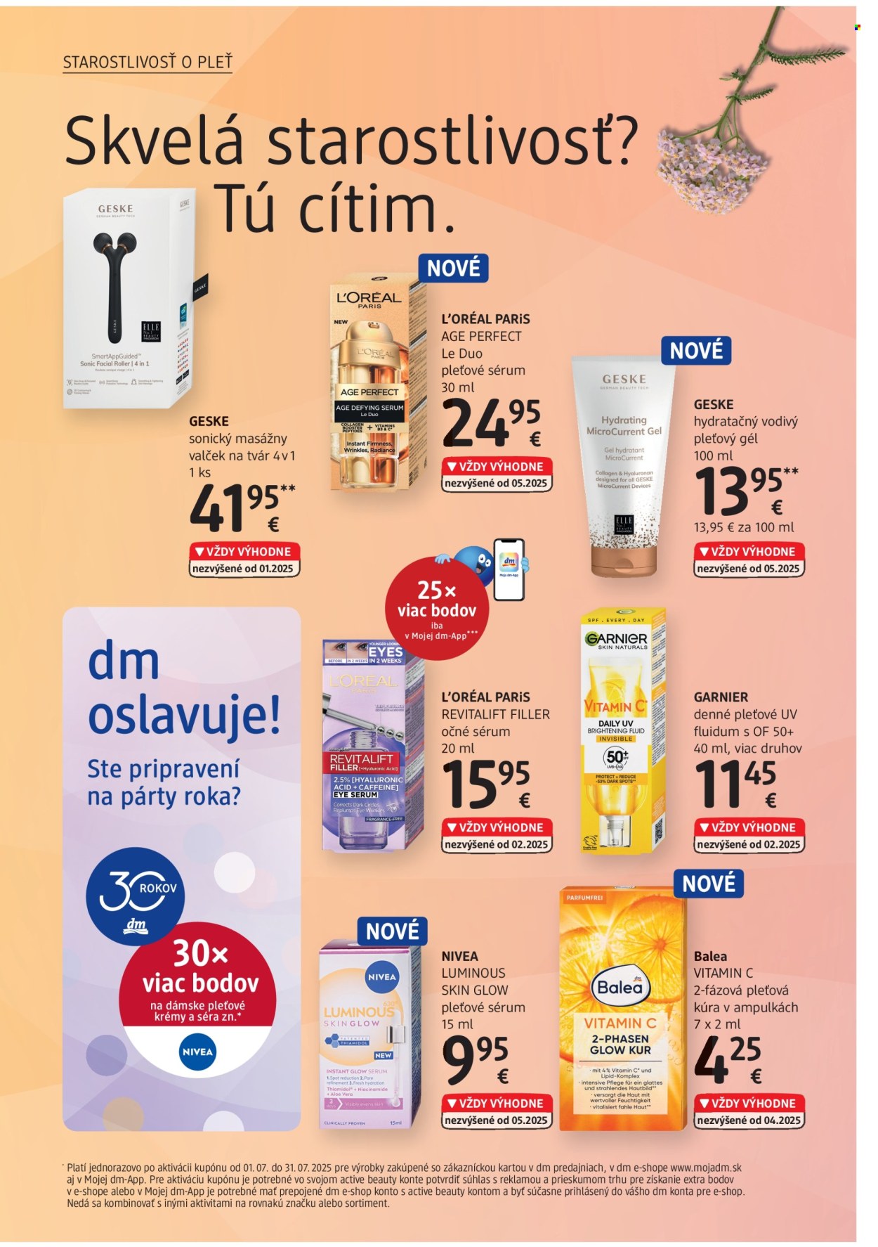 Leták dm drogerie - 1.7.2025 - 31.7.2025. Strana 4