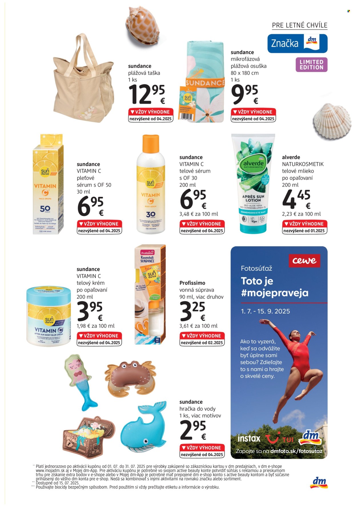 Leták dm drogerie - 1.7.2025 - 31.7.2025. Strana 7