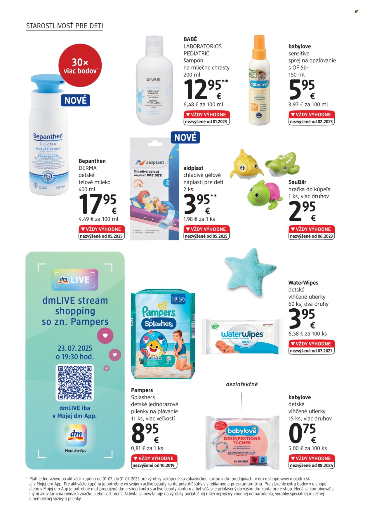 Leták dm drogerie - 1.7.2025 - 31.7.2025. Strana 22