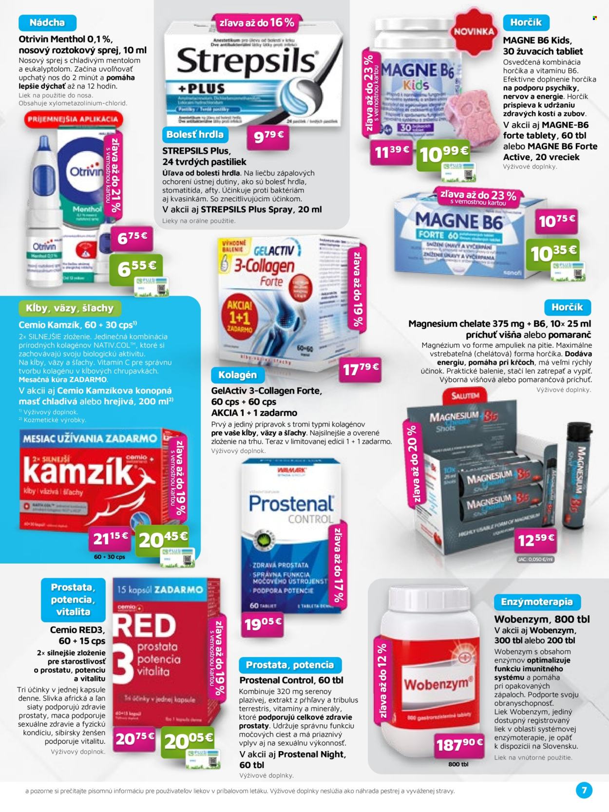 Leták Plus lekáreň - 1.7.2025 - 31.8.2025. Strana 7