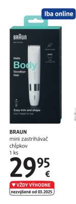 BRAUN mini zastrihávač chĺpkov