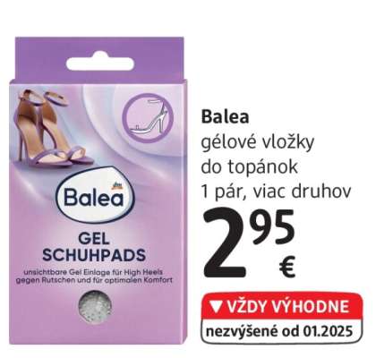 Balea gélové vložky do topánok