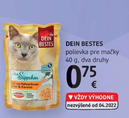 DEIN BESTES polievka pre mačky