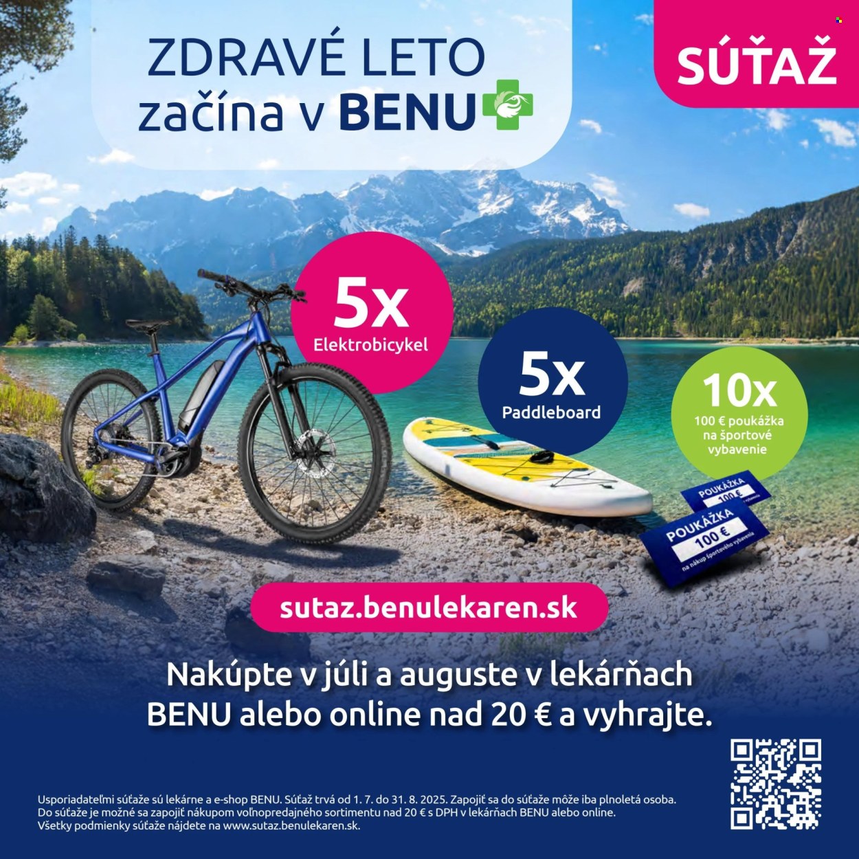 Leták BENU Lekáreň - 1.7.2025 - 31.8.2025. Strana 4