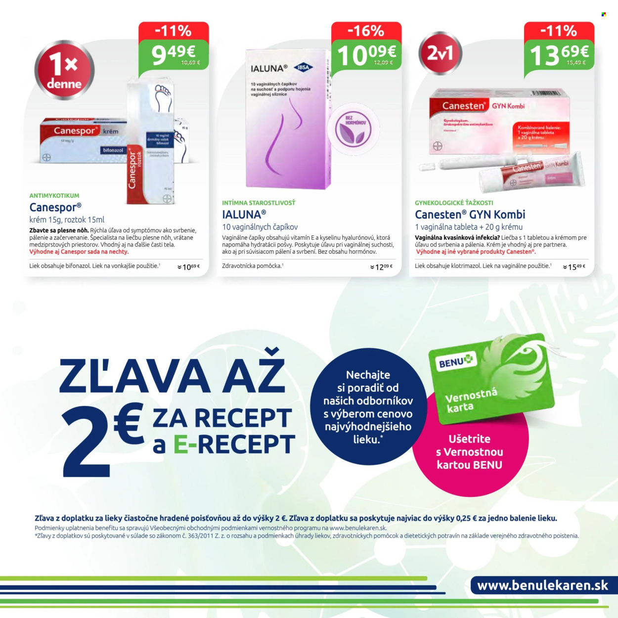Leták BENU Lekáreň - 1.7.2025 - 31.8.2025. Strana 7