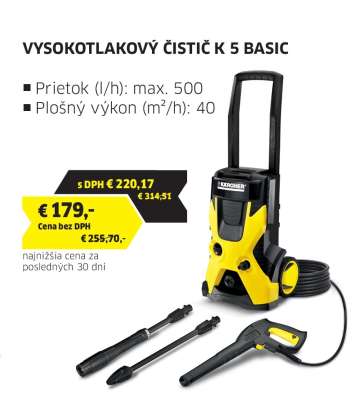 VYSOKOTLAKOVÝ ČISTIČ K 5 BASIC