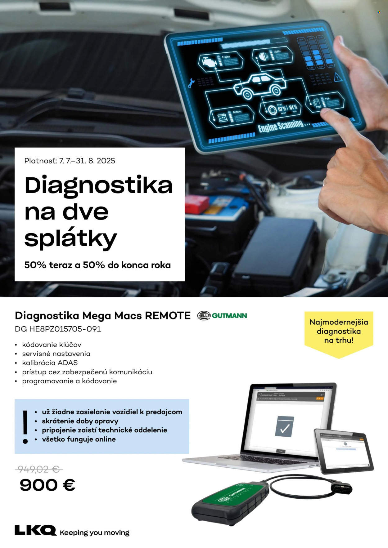 Leták LKQ - 7.7.2025 - 31.8.2025. Strana 1