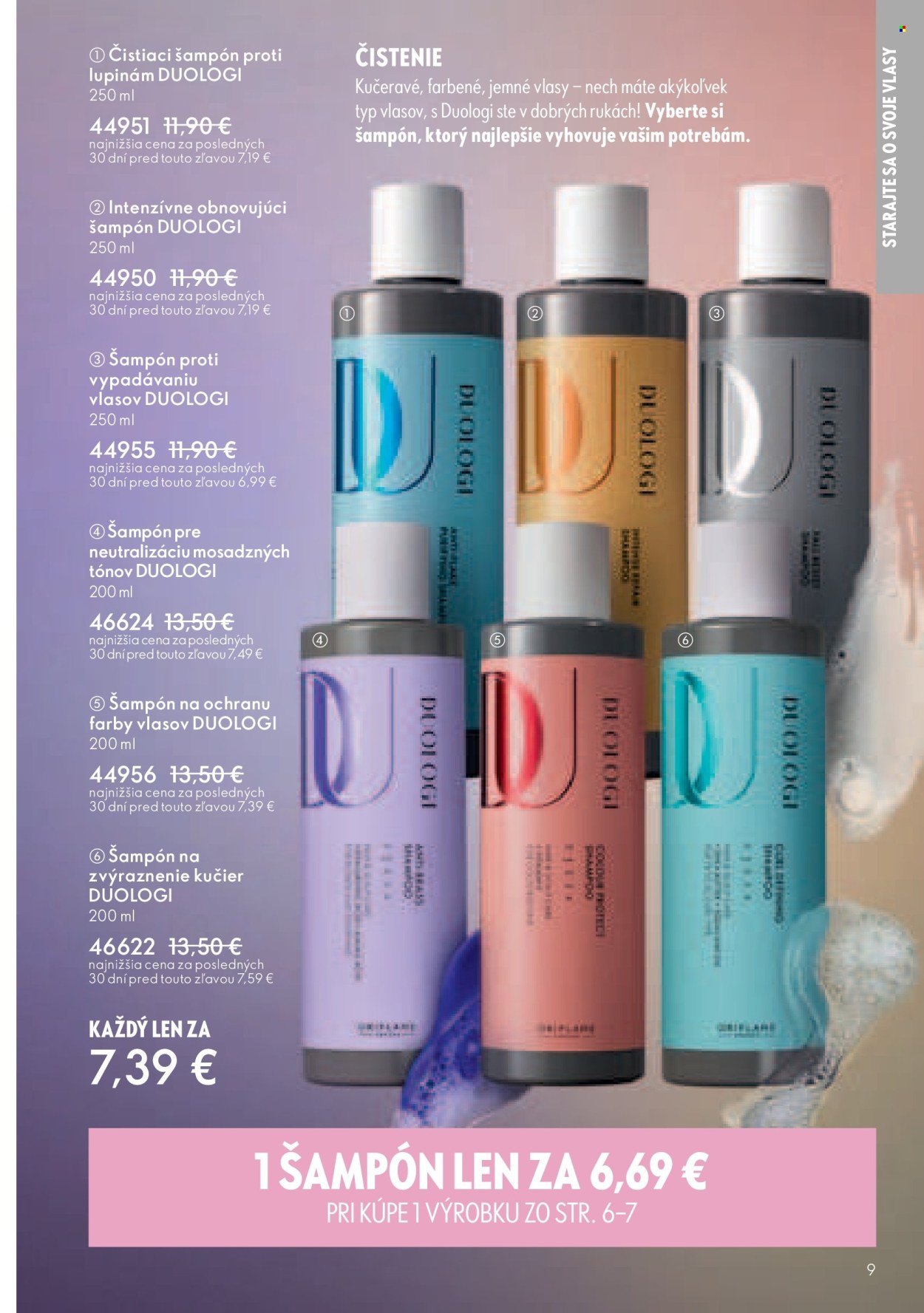 Leták Oriflame - 27.7.2025 - 16.8.2025. Strana 9