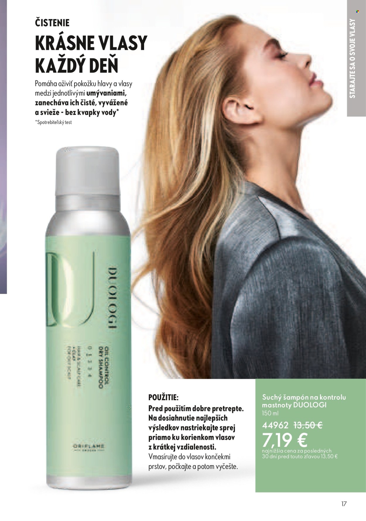Leták Oriflame - 27.7.2025 - 16.8.2025. Strana 17