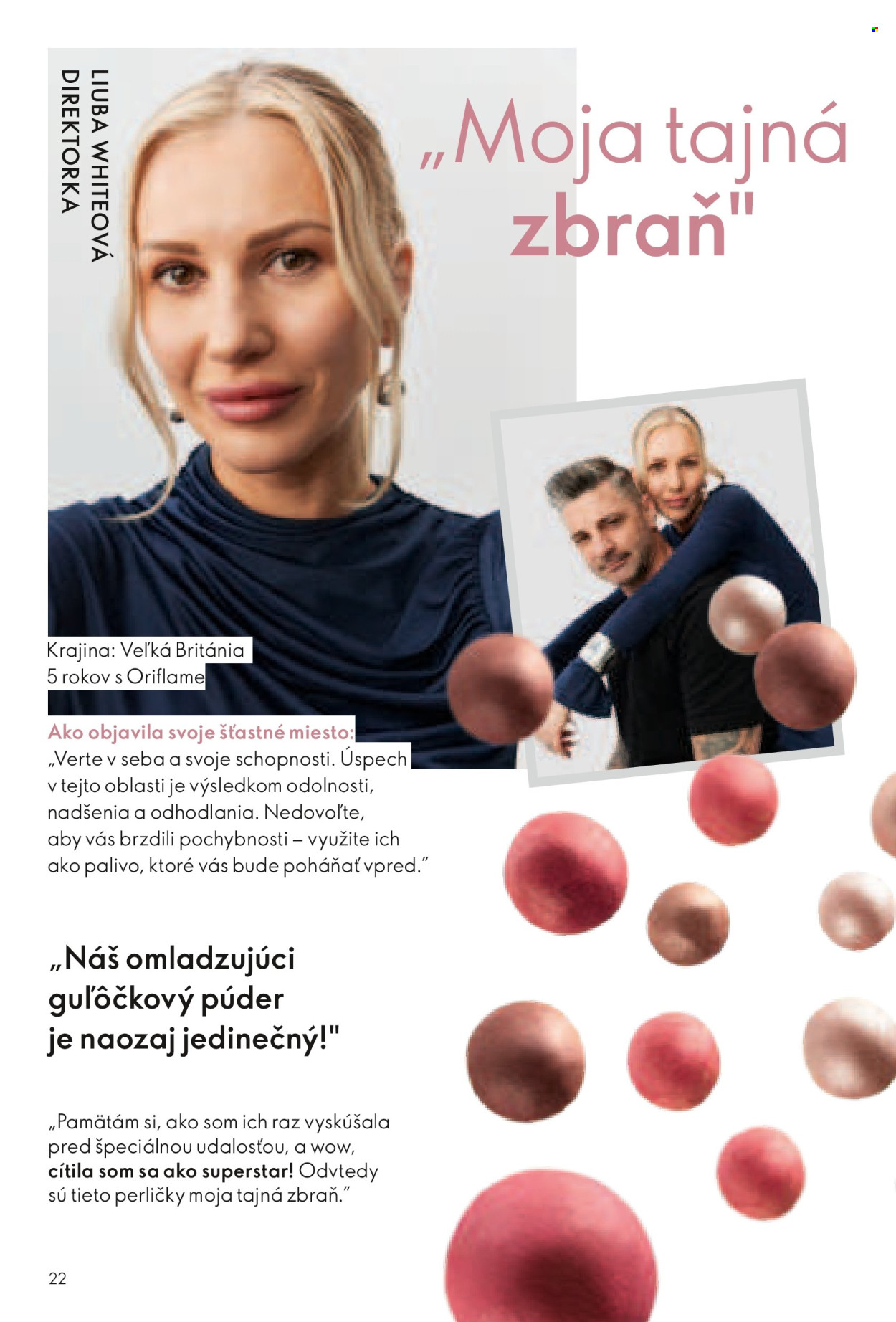 Leták Oriflame - 27.7.2025 - 16.8.2025. Strana 22