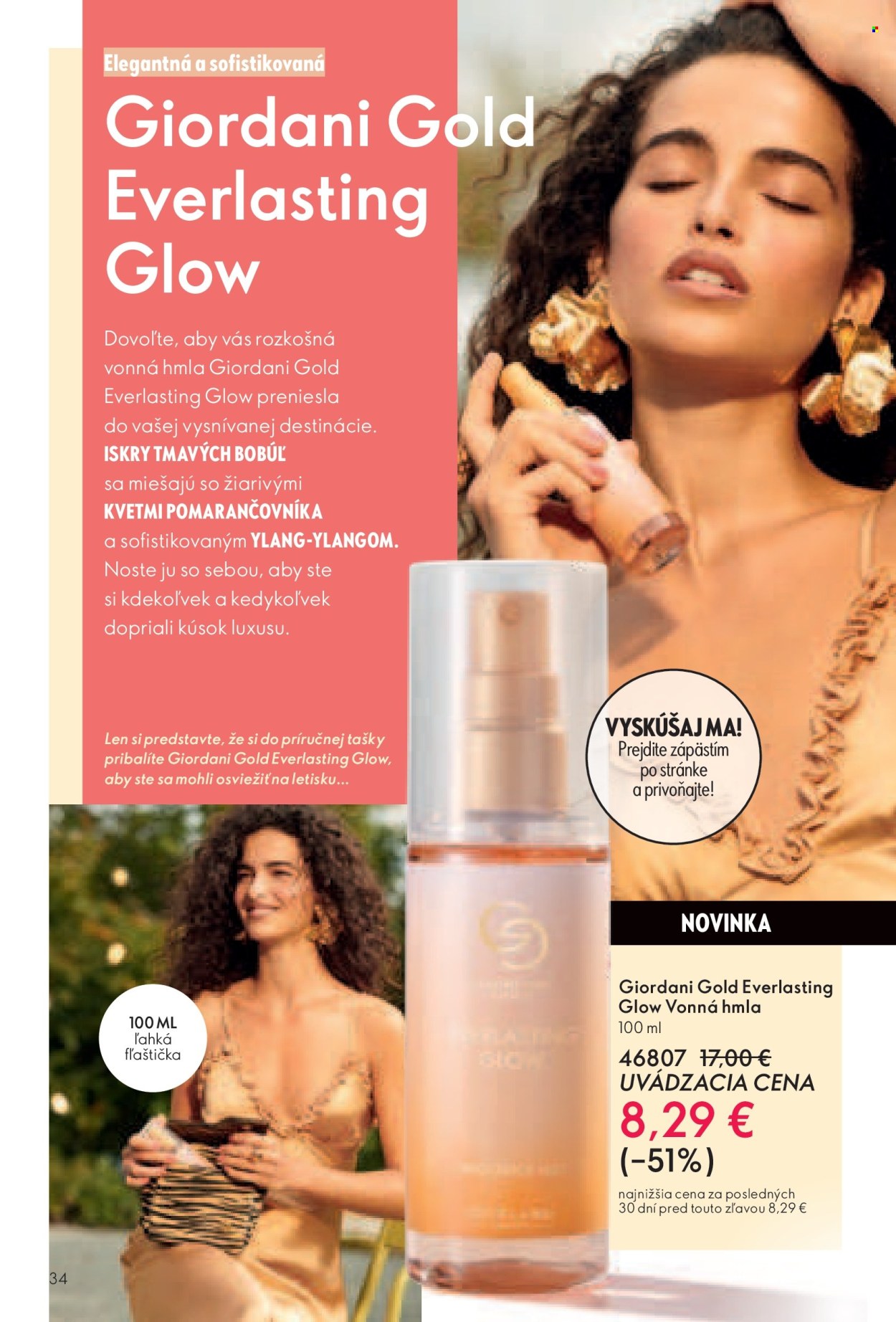 Leták Oriflame - 27.7.2025 - 16.8.2025. Strana 34