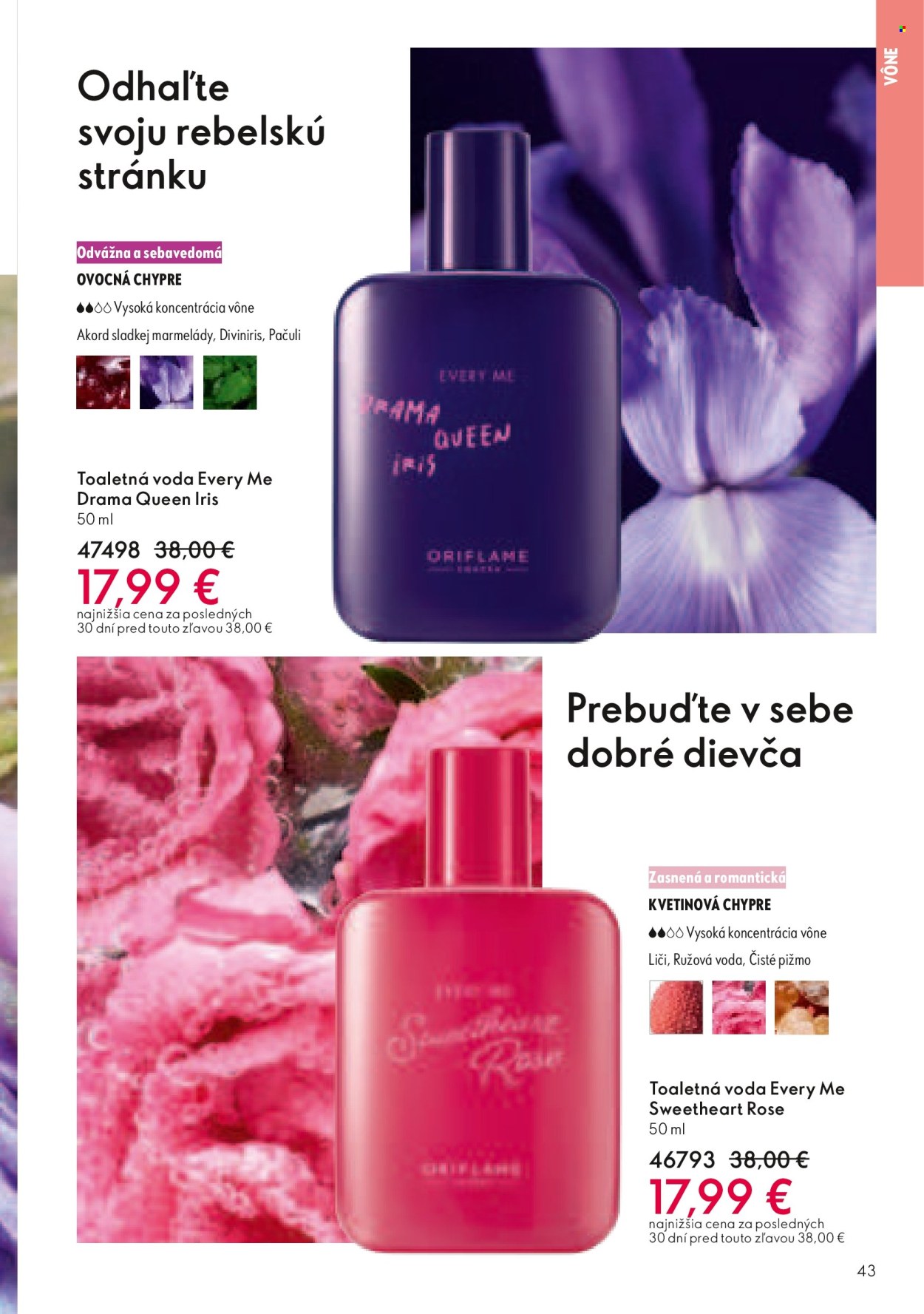 Leták Oriflame - 27.7.2025 - 16.8.2025. Strana 43