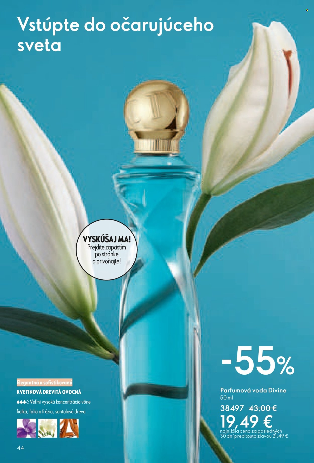 Leták Oriflame - 27.7.2025 - 16.8.2025. Strana 44