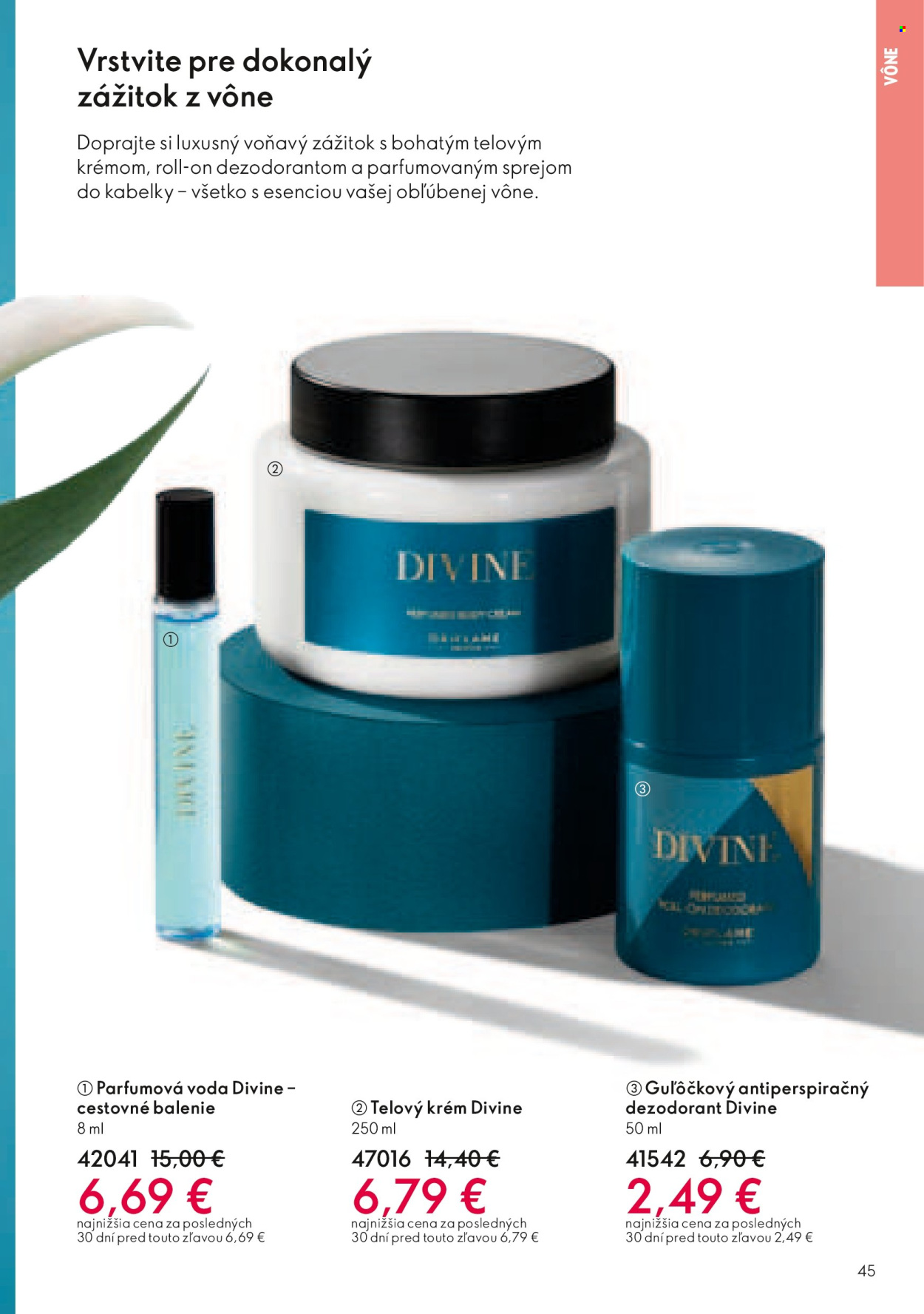 Leták Oriflame - 27.7.2025 - 16.8.2025. Strana 45