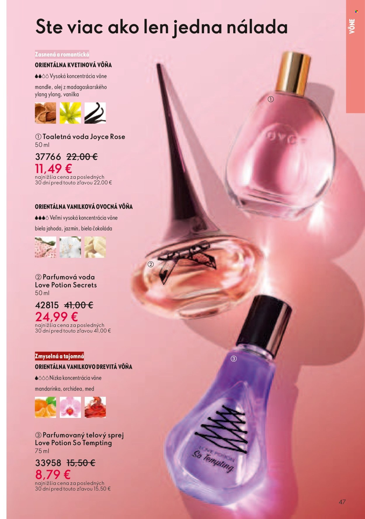 Leták Oriflame - 27.7.2025 - 16.8.2025. Strana 47