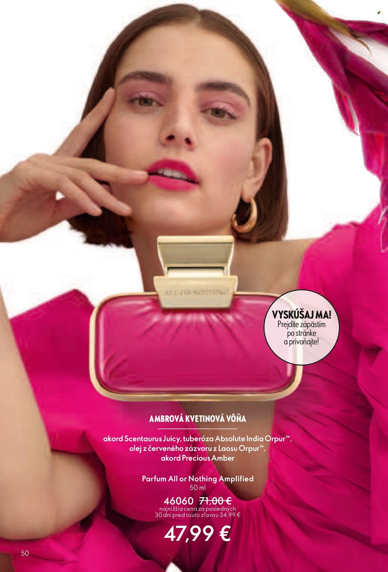 Leták Oriflame - 27.7.2025 - 16.8.2025. Strana 50