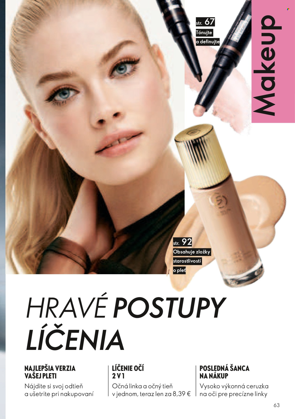 Leták Oriflame - 27.7.2025 - 16.8.2025. Strana 63