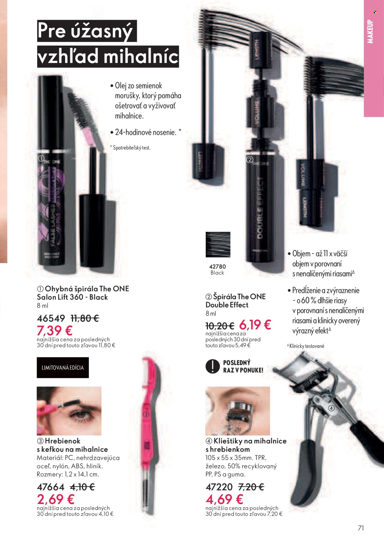 Leták Oriflame - 27.7.2025 - 16.8.2025. Strana 71