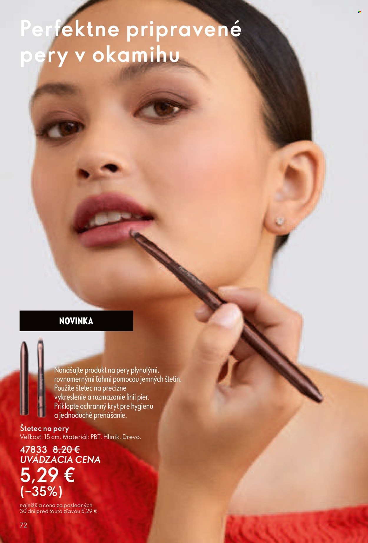 Leták Oriflame - 27.7.2025 - 16.8.2025. Strana 72