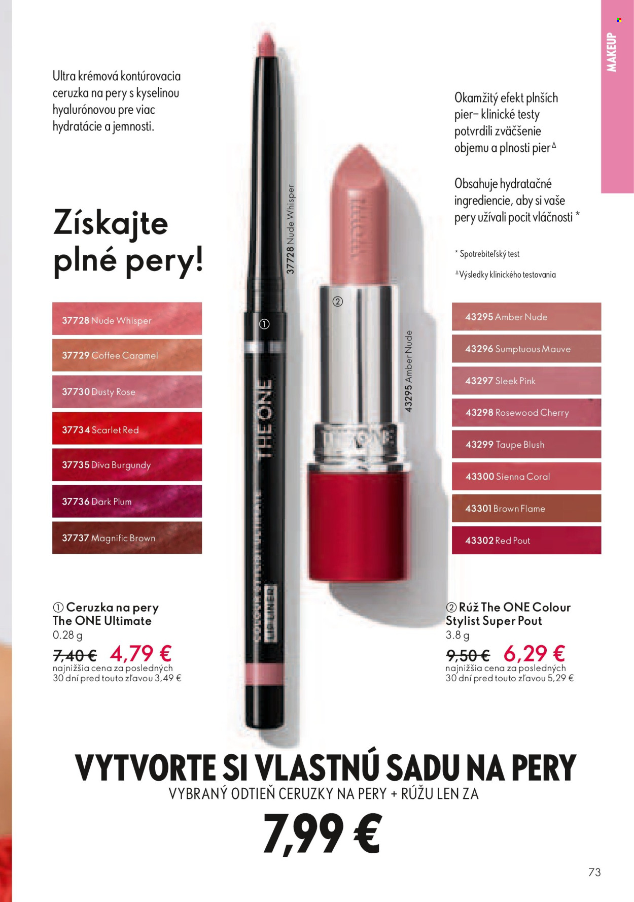 Leták Oriflame - 27.7.2025 - 16.8.2025. Strana 73