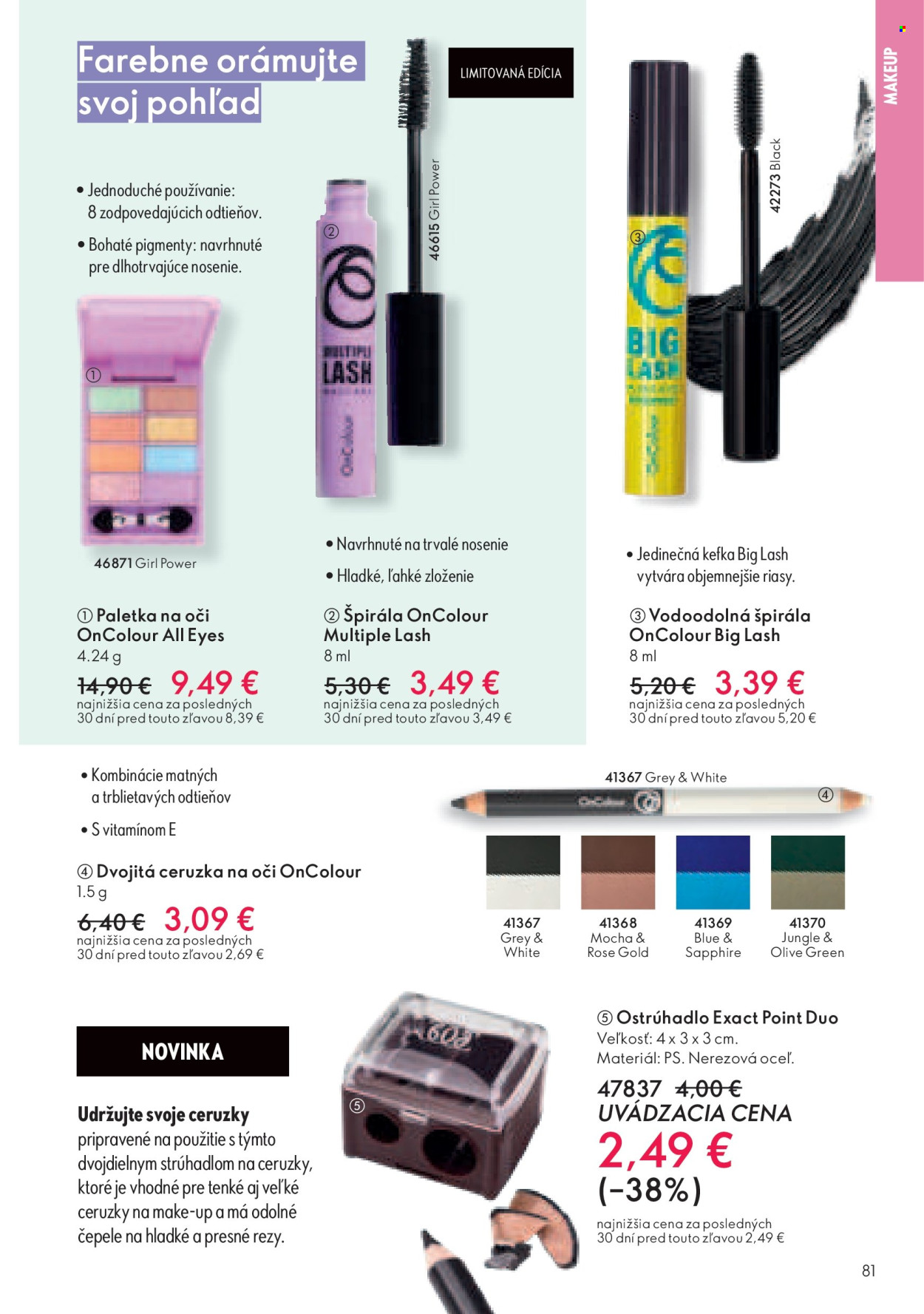 Leták Oriflame - 27.7.2025 - 16.8.2025. Strana 81