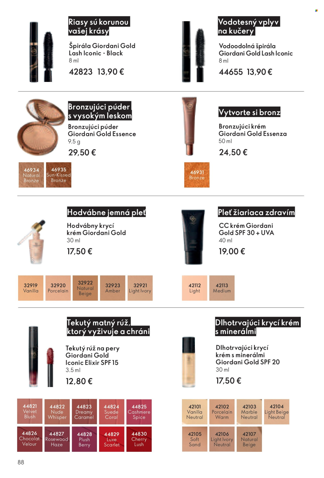 Leták Oriflame - 27.7.2025 - 16.8.2025. Strana 88