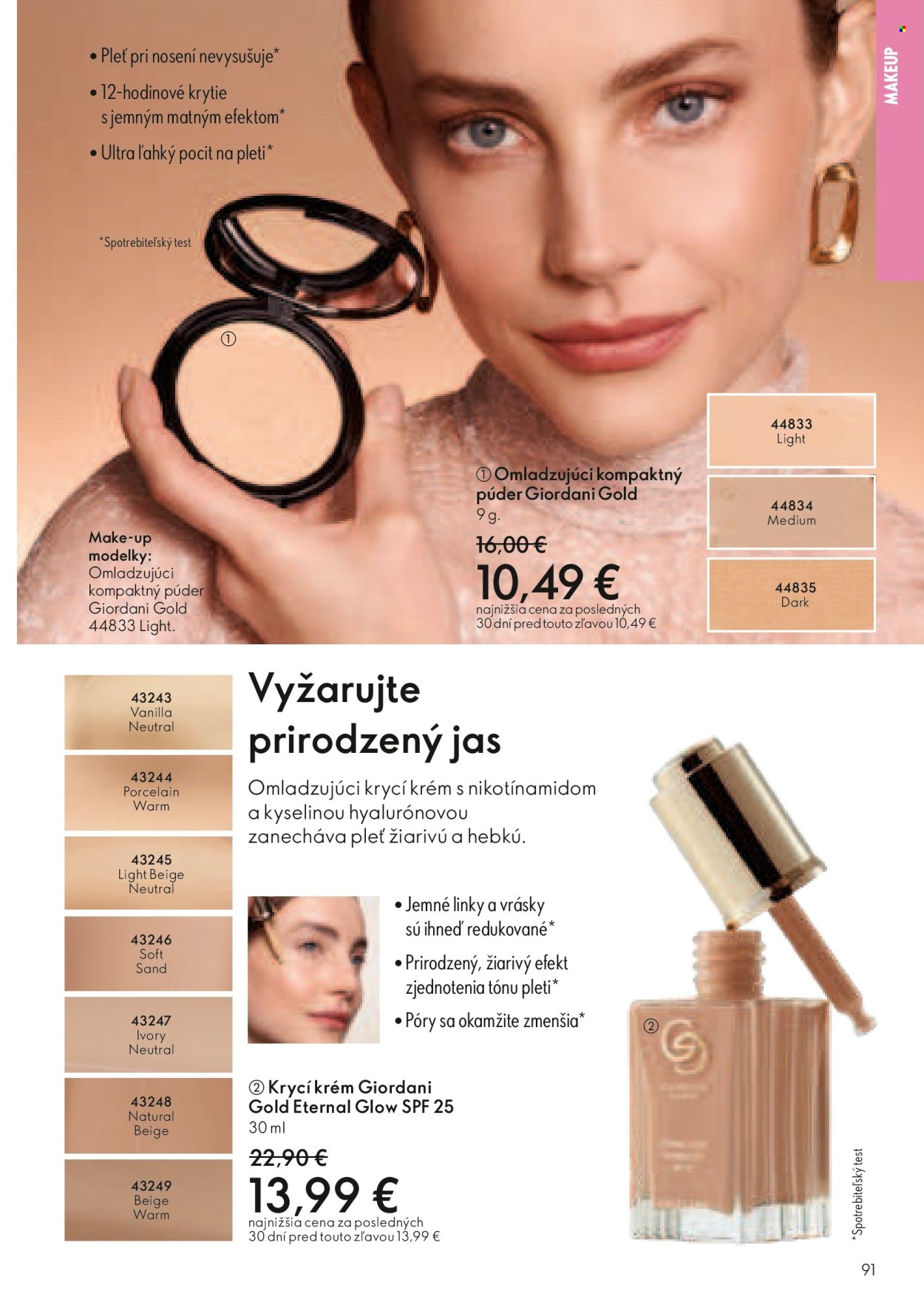 Leták Oriflame - 27.7.2025 - 16.8.2025. Strana 91