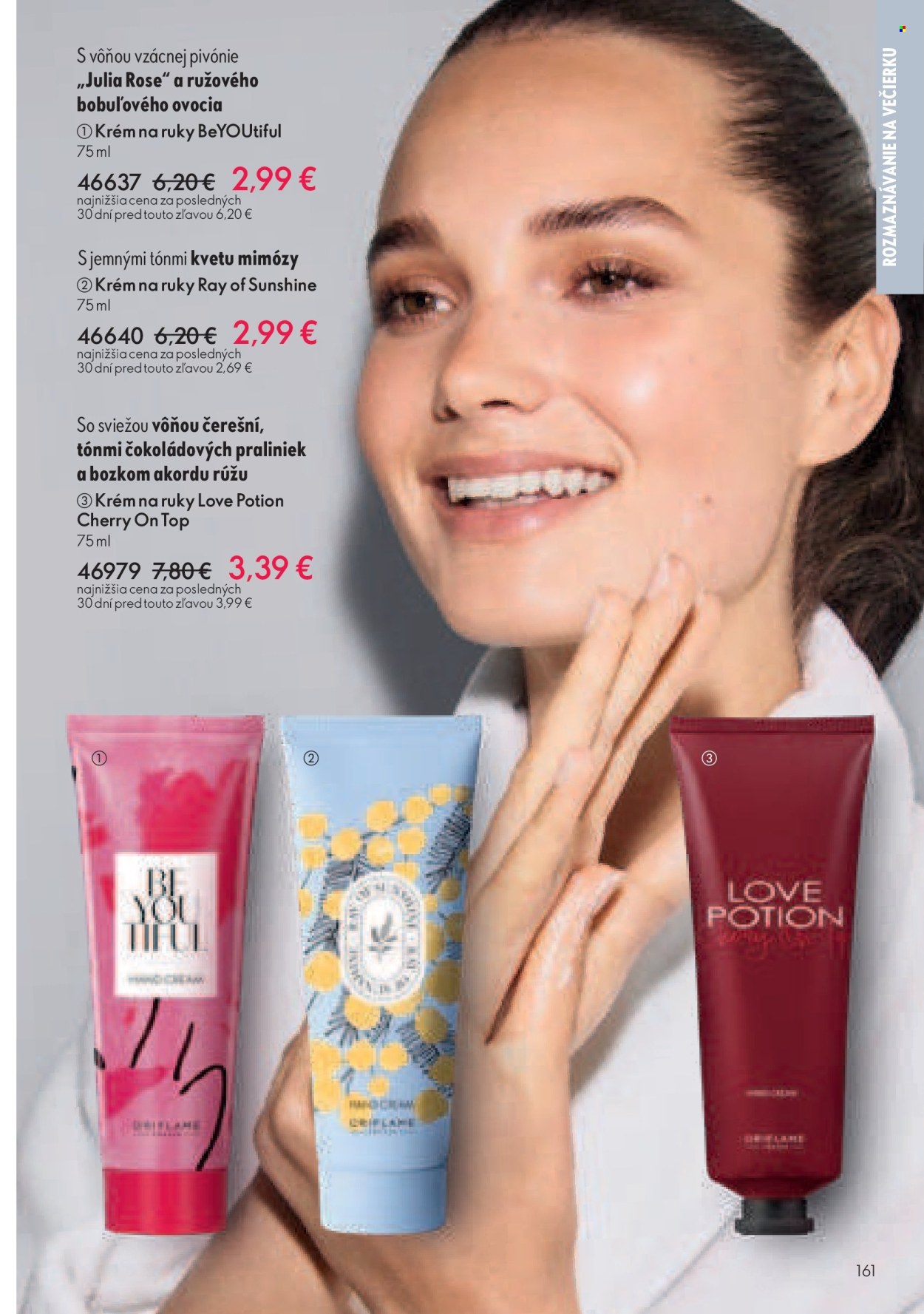 Leták Oriflame - 27.7.2025 - 16.8.2025. Strana 161