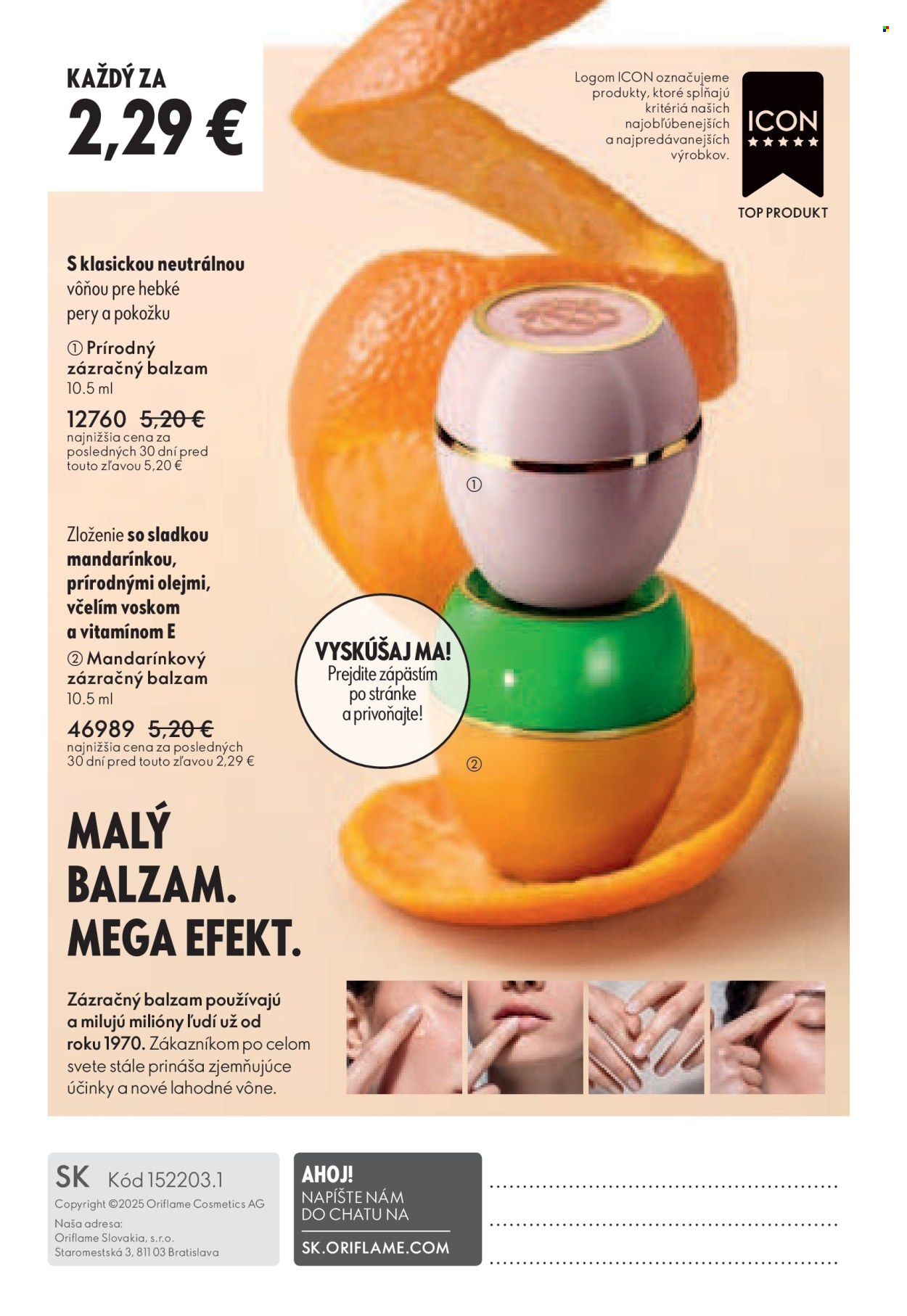 Leták Oriflame - 27.7.2025 - 16.8.2025. Strana 164
