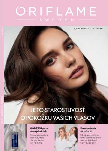 Leták Oriflame - 27.7.2025 - 16.8.2025.