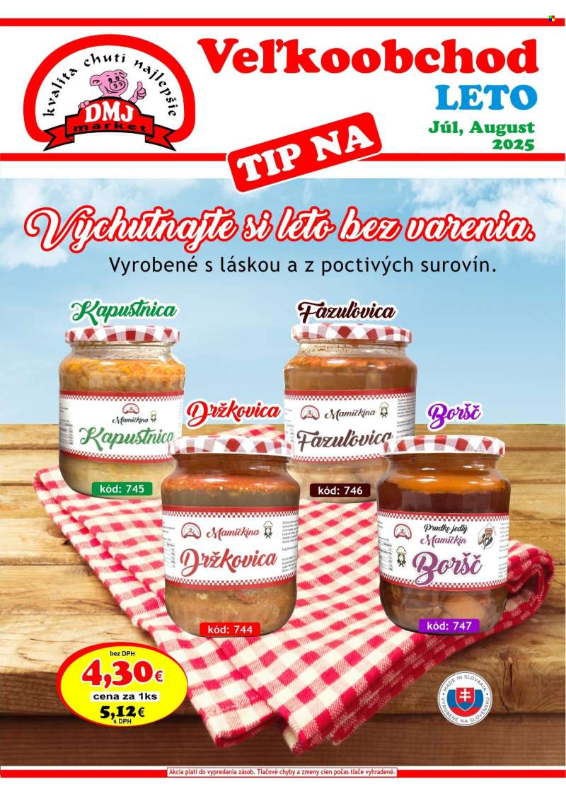 Leták DMJ market - 1.7.2025 - 31.8.2025.