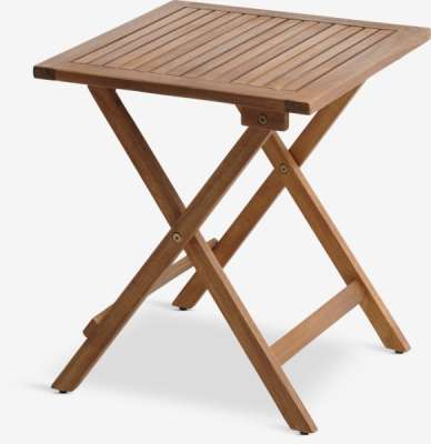 Odkladací stolík UBJERG Š46xD46xV46 tvrdé drevo