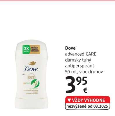 Dove advanced CARE dámsky tuhý antiperspirant