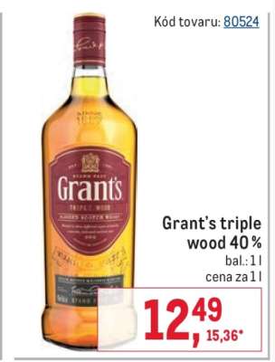 Grant's triple wood 40%