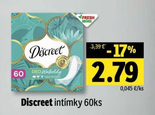 Discreet intimky 60ks