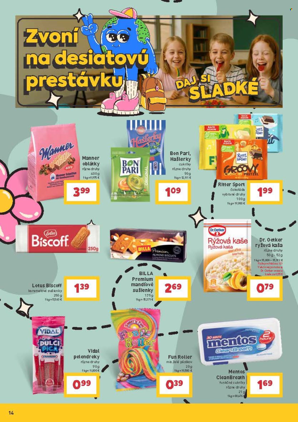Leták Billa - 30.7.2025 - 9.9.2025. Strana 14